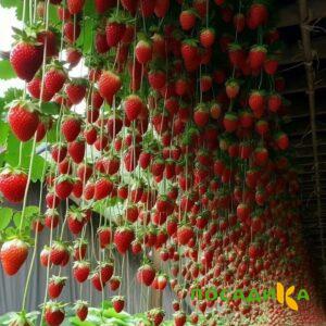 Клубника ампельная Анастасия купить по цене от 370р. в интернет-магазине «Посадика» с доставкой почтой в в Вельске и по всей России – [изображение №1].